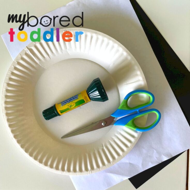 Paper Plate Cat Craft - My Bored Toddler Great for Practicing Scissors ...