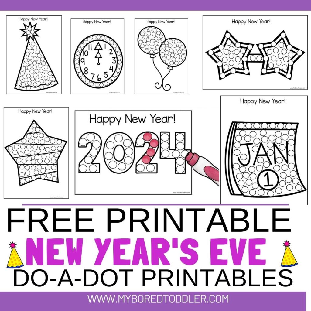 free printable 2024 new years eve dot printables for toddlers do a dot