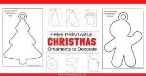 free printable christmas ornaments to decorate