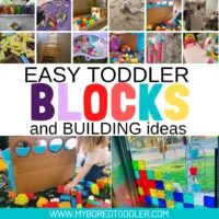 easy toddler blocks and building activity ideas for toddlers to do at home