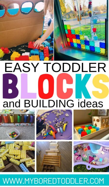 Blocks & Building Activities for Toddlers (easy) - My Bored Toddler