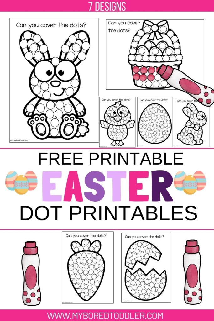 FREE PRINTABLE EASTER DOT PRINTABLES PINTEREST