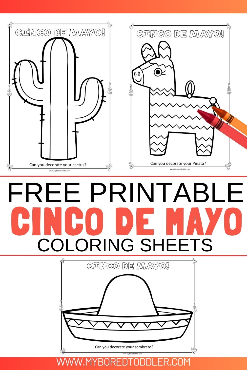 Free Printable Cinco de Mayo Coloring Sheets