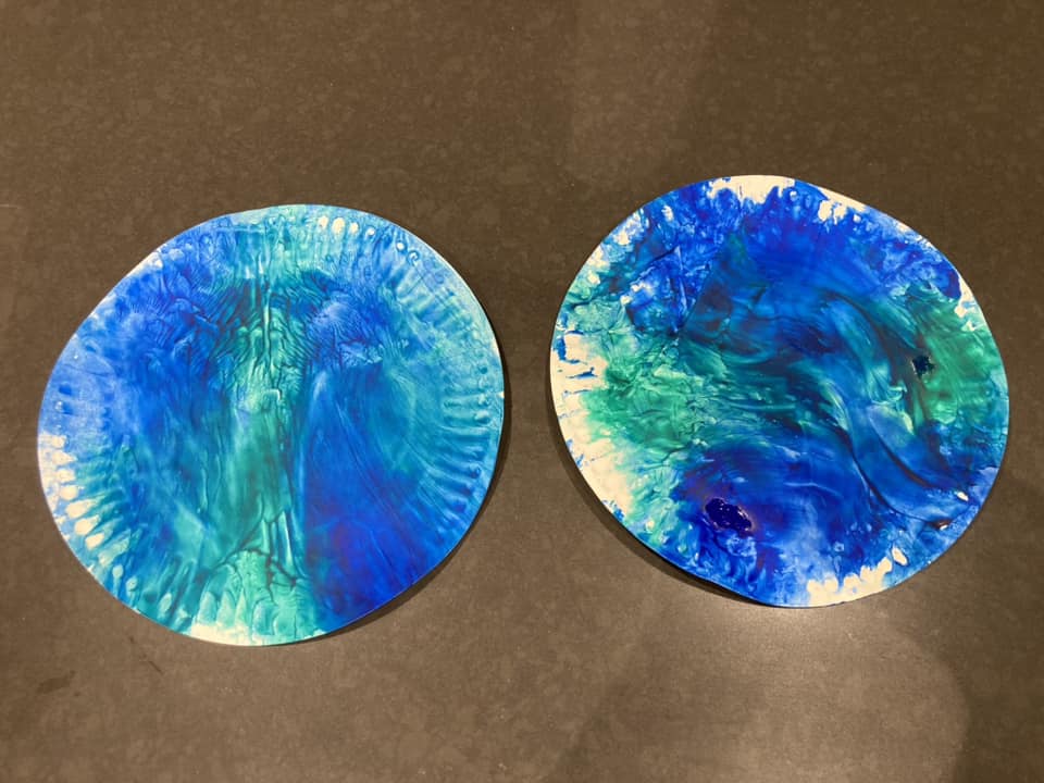 earth day paper plate painting for toddlers preschoolers 