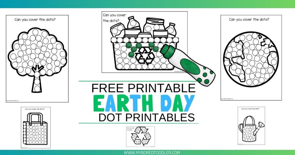 free printable Earth Day do printables facebook - My Bored Toddler