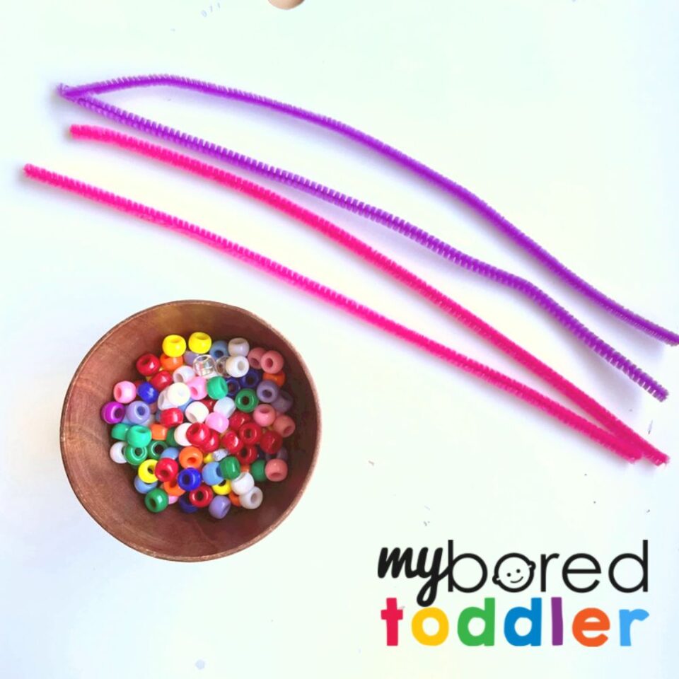Pipe Cleaner Bubble Wands My Bored Toddler Fine Motor Activity!