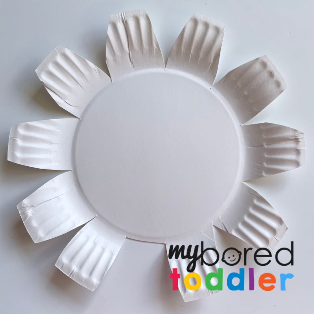 Paper Plate Flower Craft