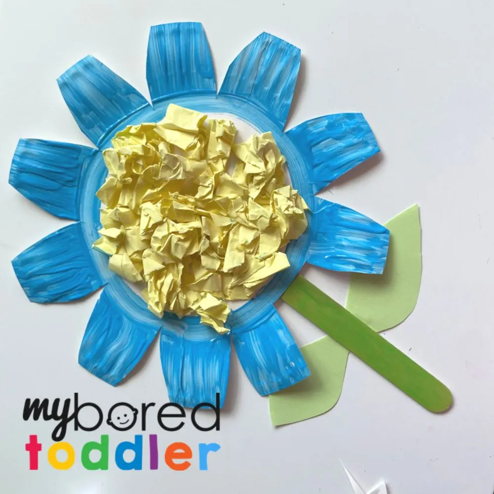 Paper Plate Flower Craft