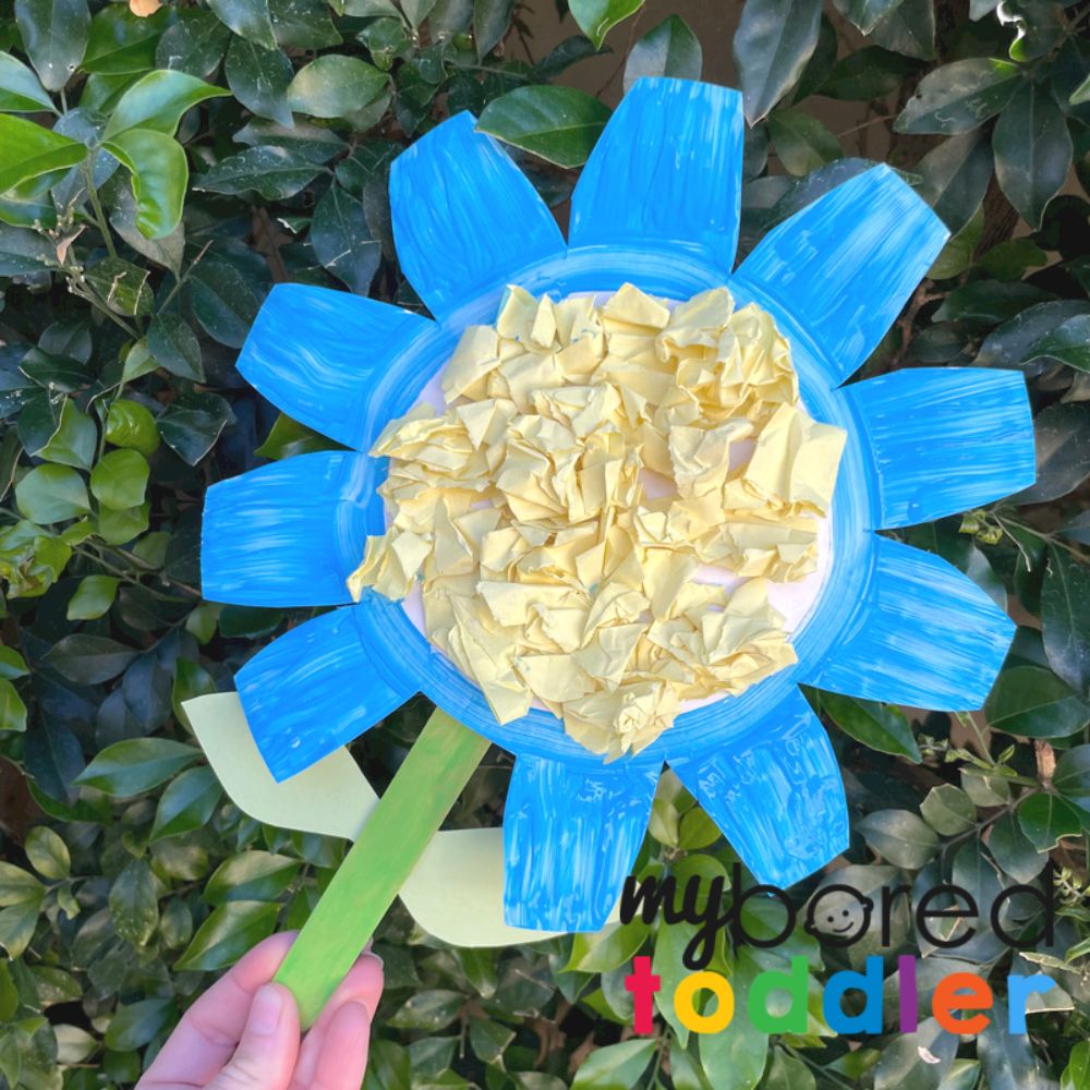 Paper Plate Flower Craft