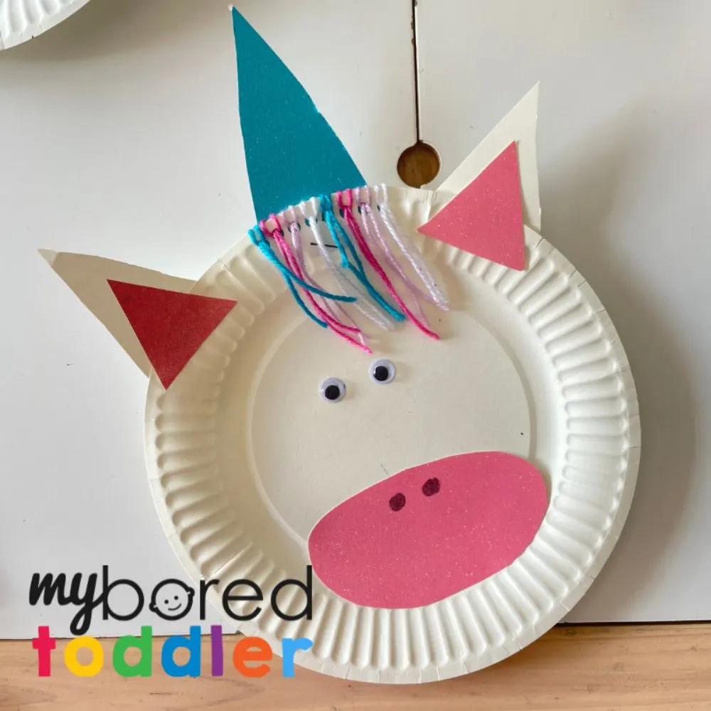 Paper Plate Unicorn