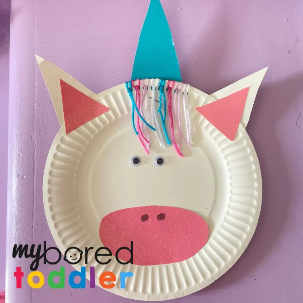 Paper Plate Unicorn