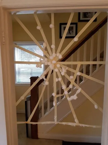spider web activity for toddlers and preschoolers 
