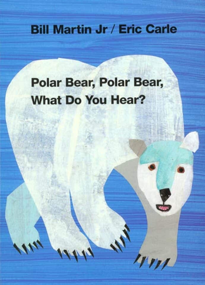 Paper Plate Cotton Ball Polar Bear Mask - My Bored Toddler