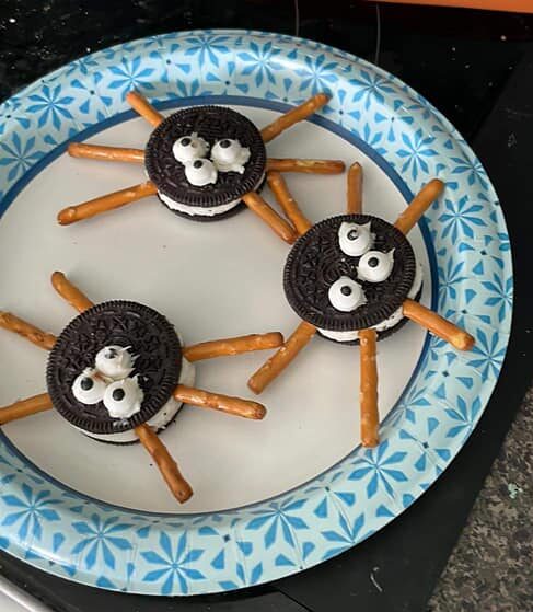 Spider cookies