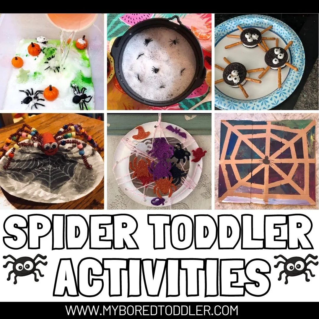 spider activities and spider crafts for toddlers and preschoolers