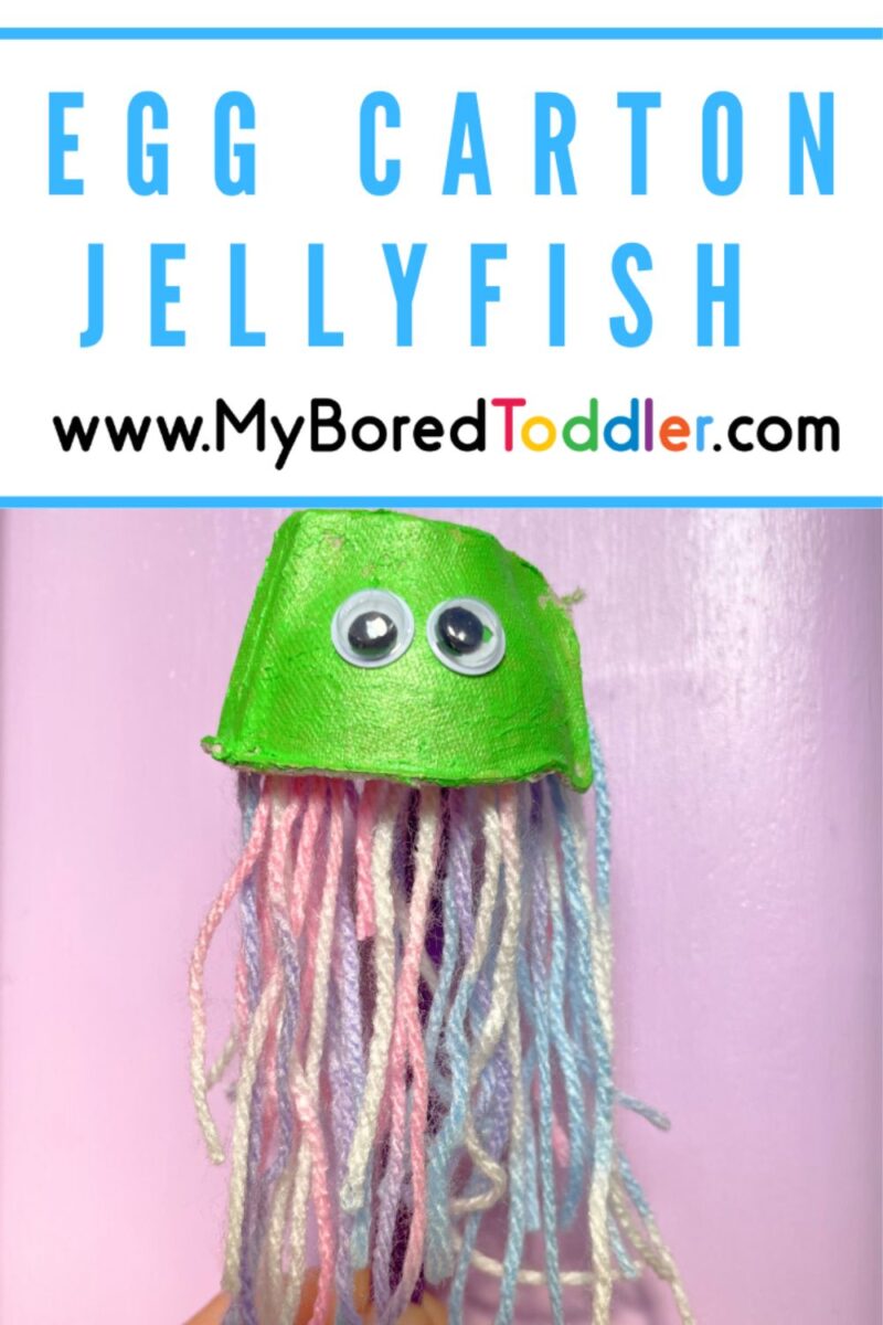 Egg Carton Jellyfish My Bored Toddler Perfect for Ocean Theme!