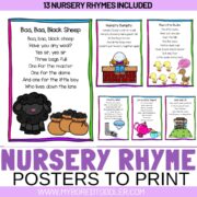 FREE PRINTABLE Nursery Rhyme Scavenger Hunt - My Bored Toddler