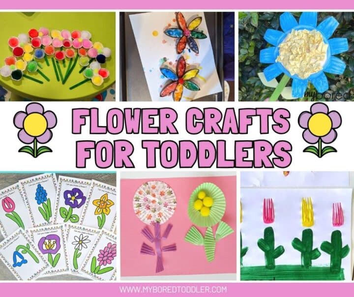 flower crafts for toddlers facebook - My Bored Toddler