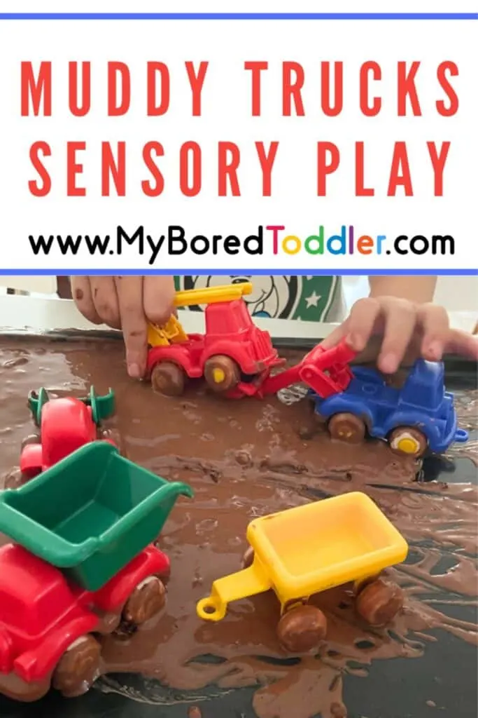Muddy Trucks Sensory Play