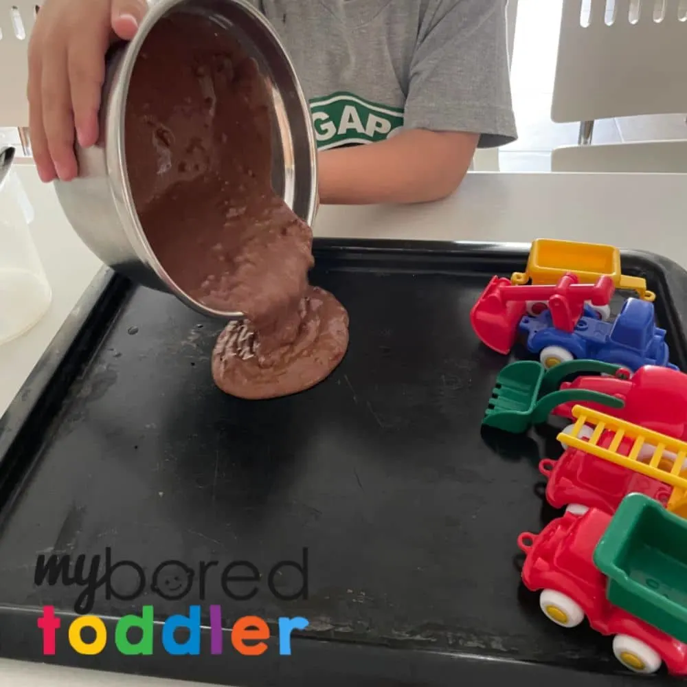 Muddy Trucks Sensory Play