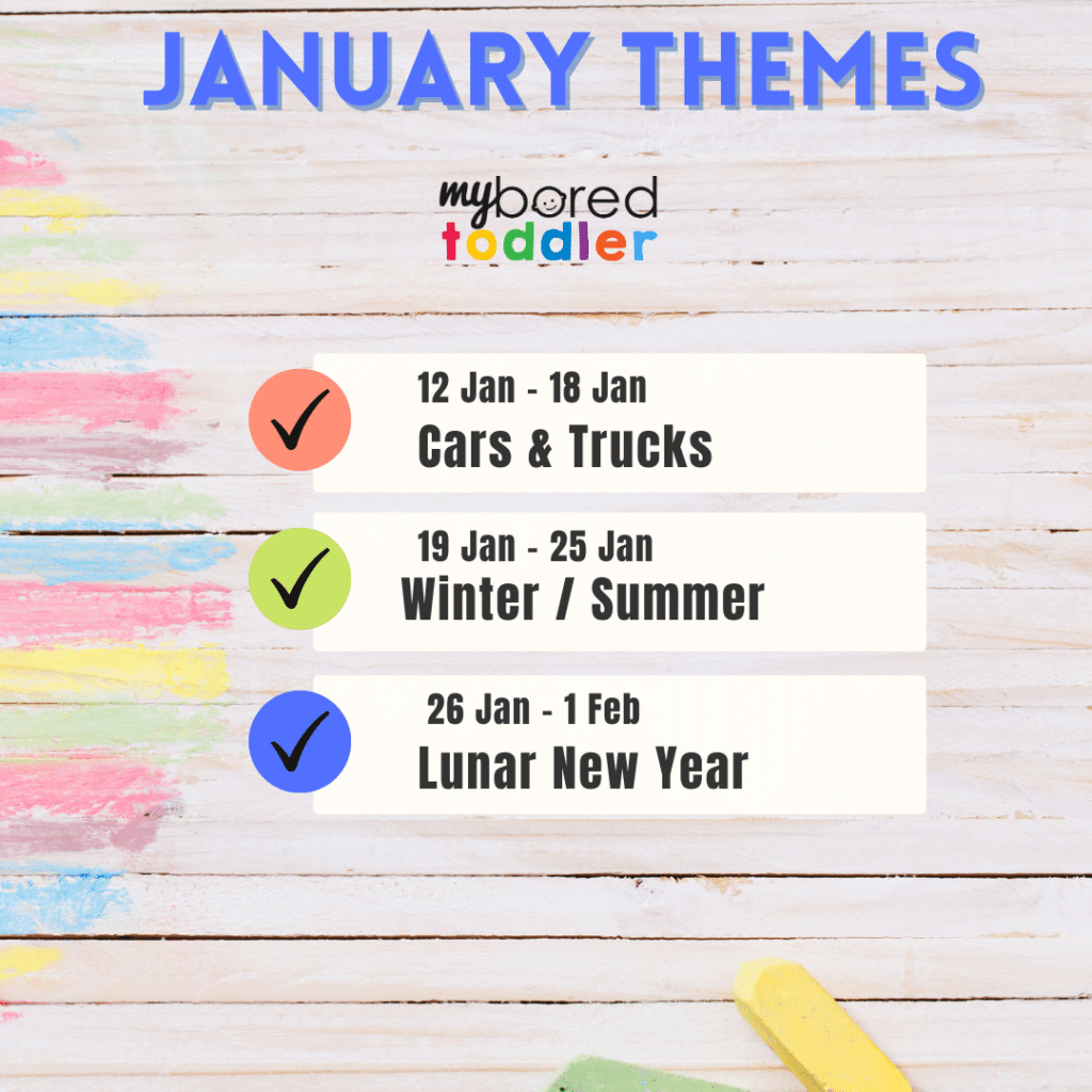 Toddler Weekly themed activity guides