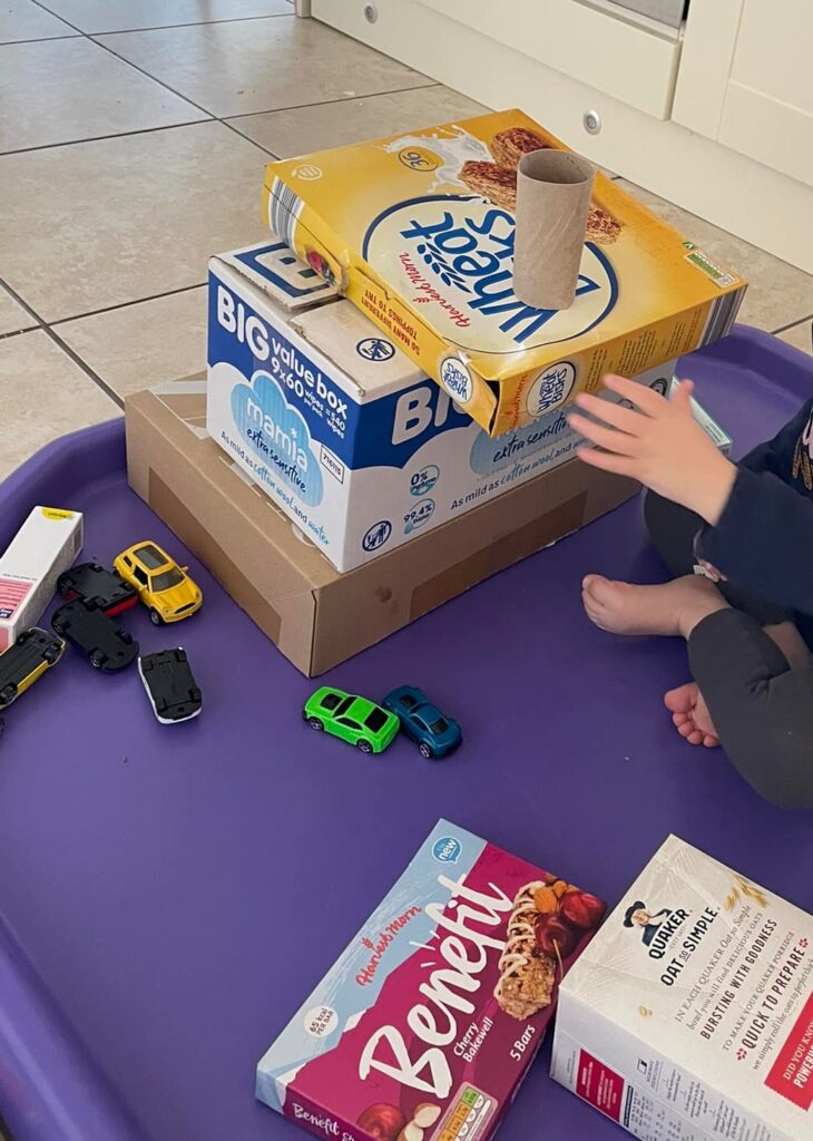 building from boxes