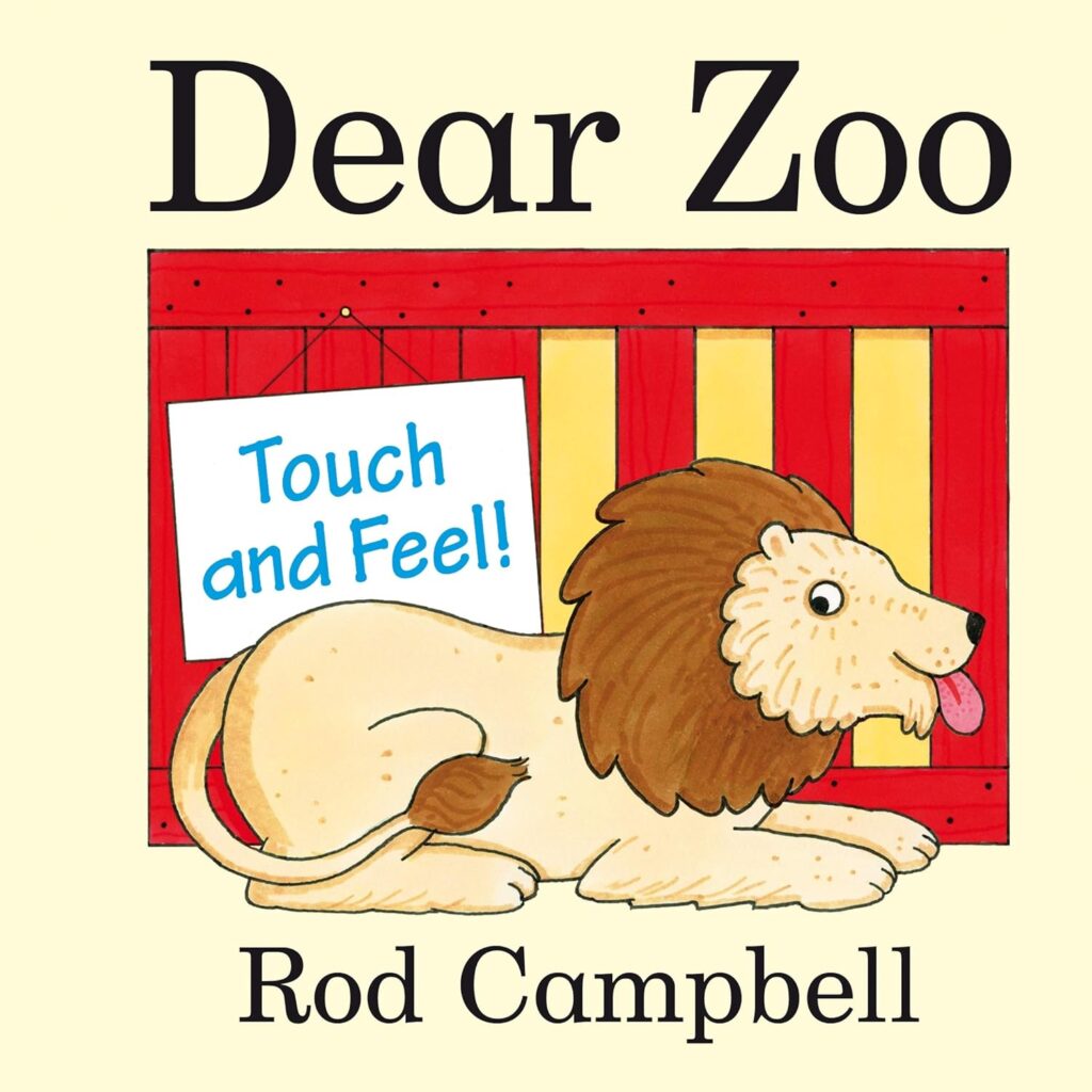 Dear Zoo touch and feel book for toddlers zoo weekly activity guide
