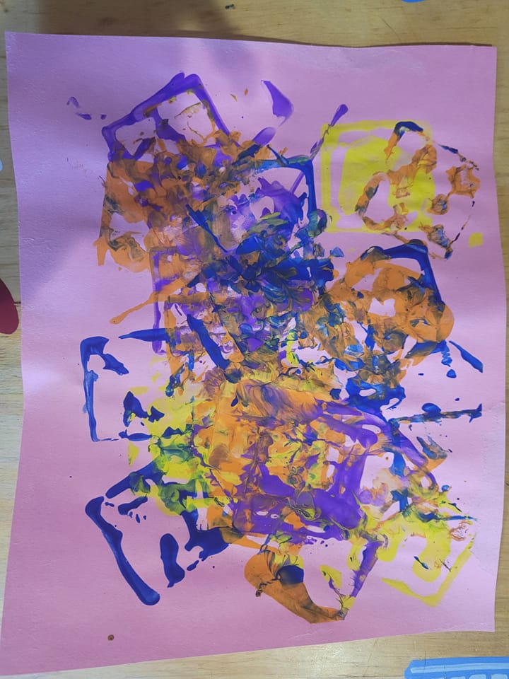 block stamping toddler activity 