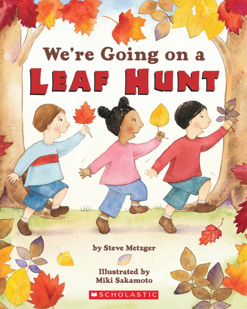 We;re going on a leaf hunt book for toddlers
