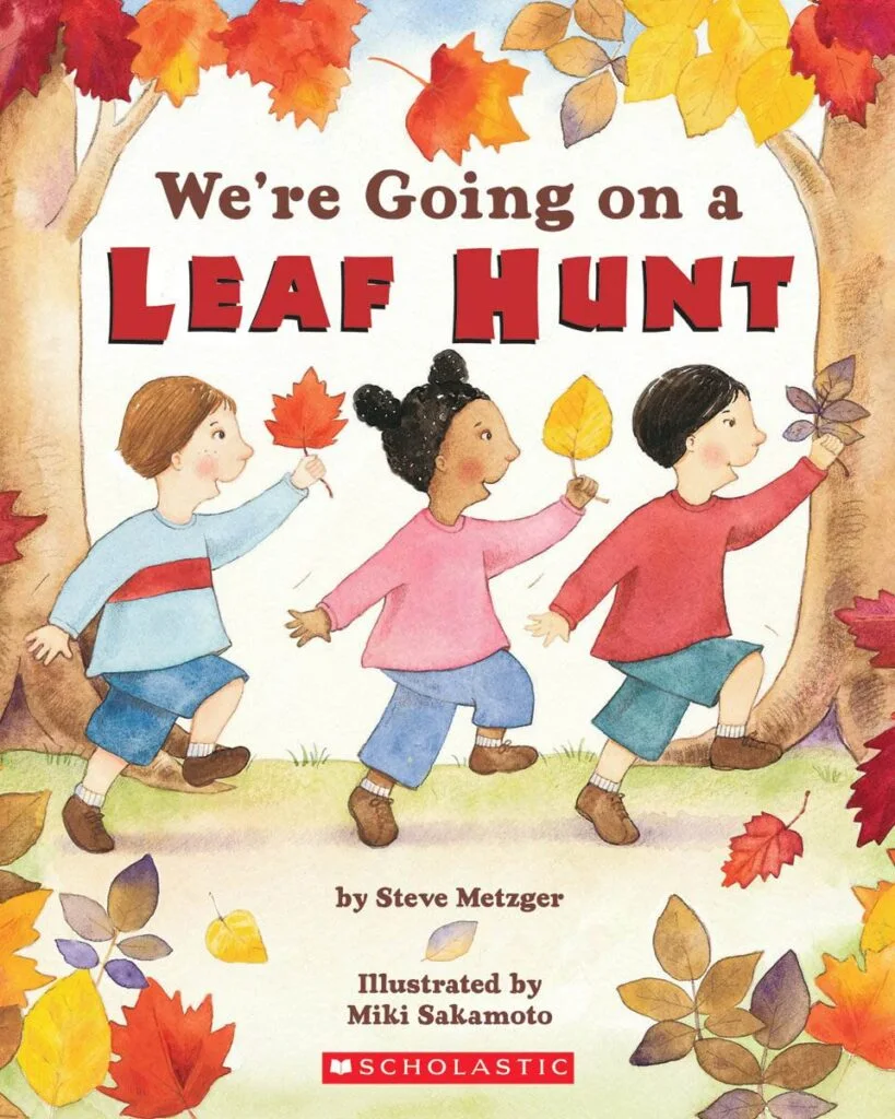 We;re going on a leaf hunt book for toddlers