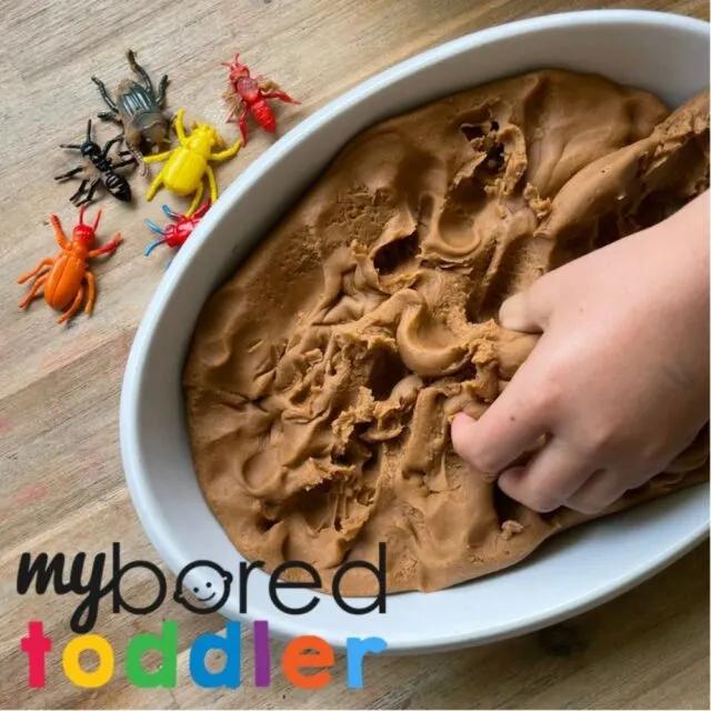 playdough bug dig