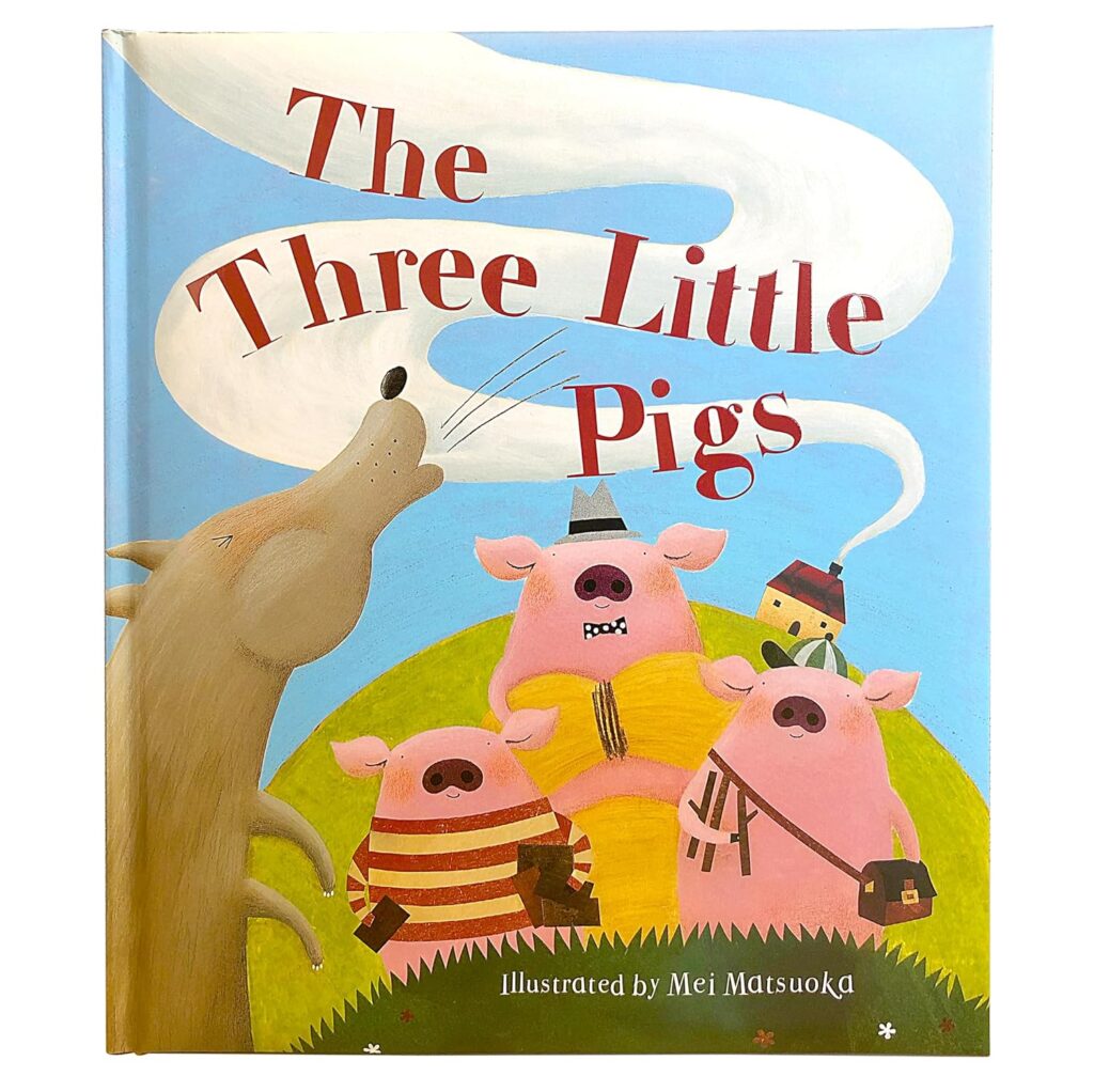 the three little pigs book for toddlers fairy tale theme