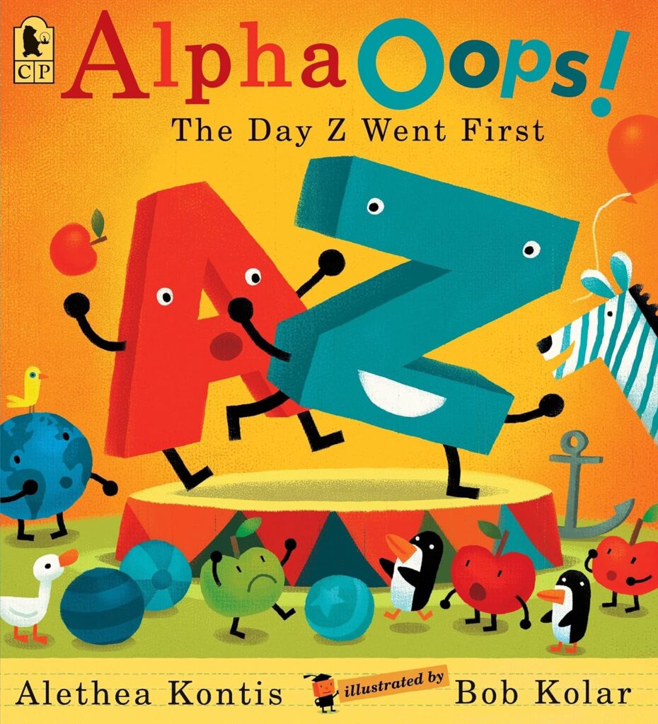 Alpha Oops book for toddlers preschoolers activity guide