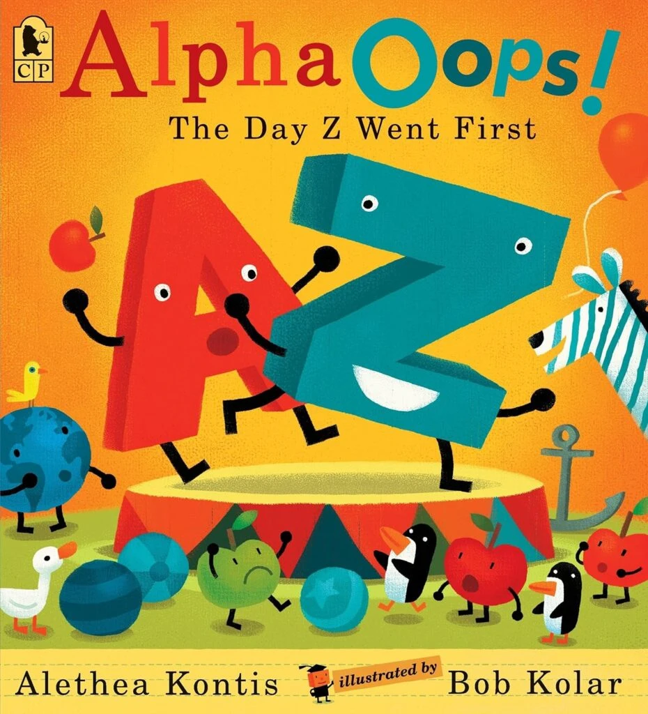 Alpha Oops book for toddlers preschoolers activity guide