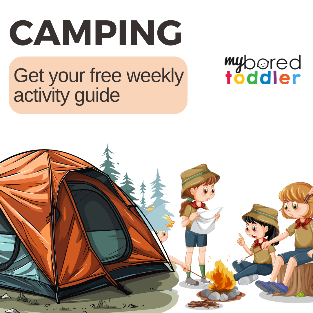 camping - weekly toddler activity plan 