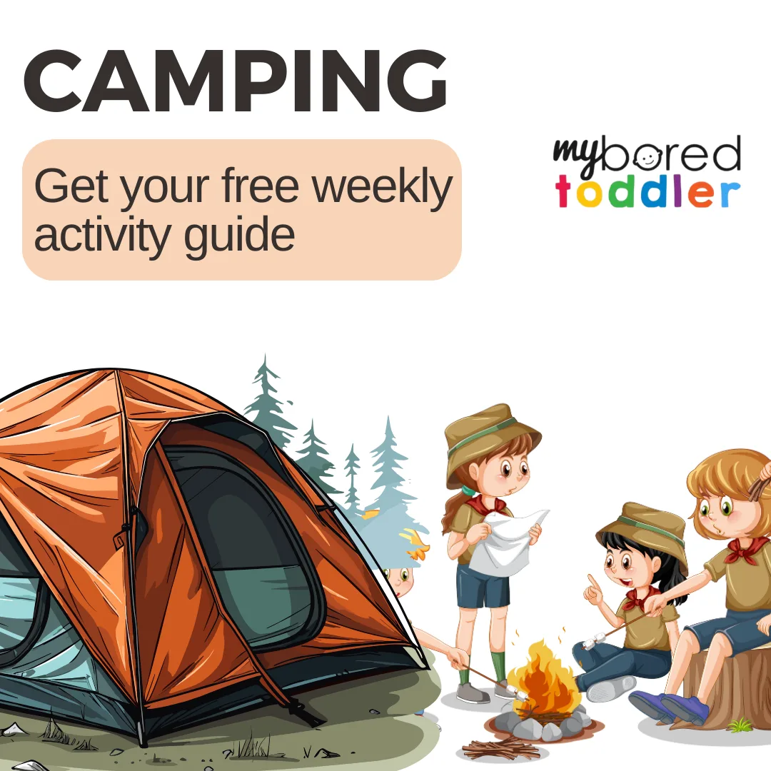 camping - weekly toddler activity plan