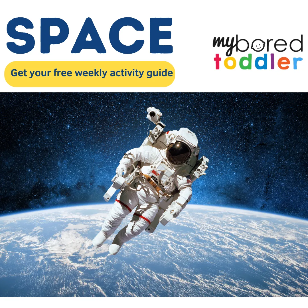 SPACE weeklly toddler activity guide