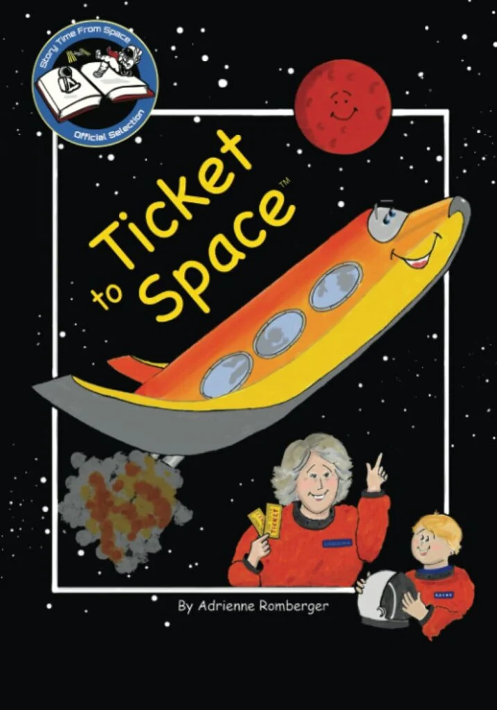 Ticket to Space toddler book for space theme weekly plan