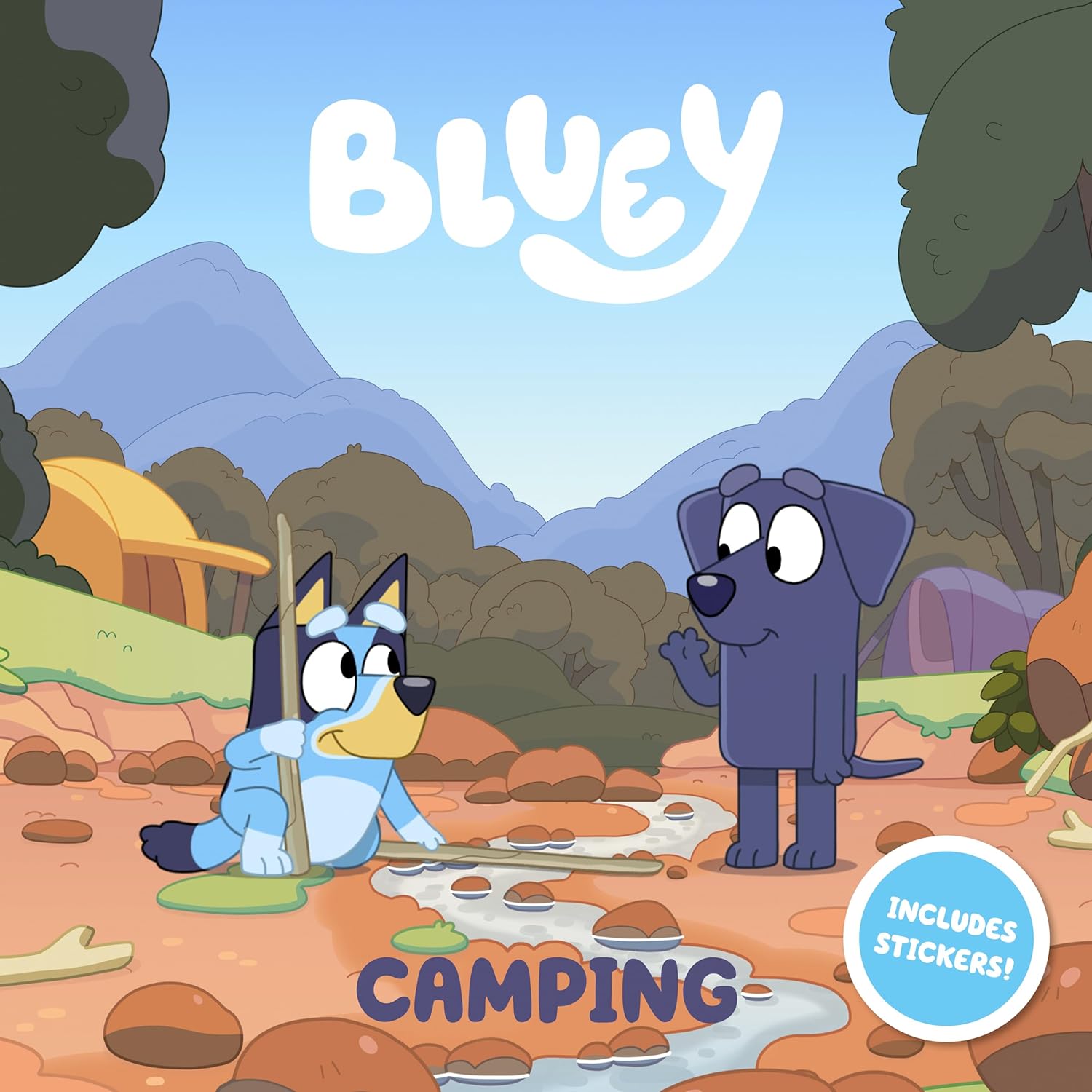 bluey camping book for toddlers