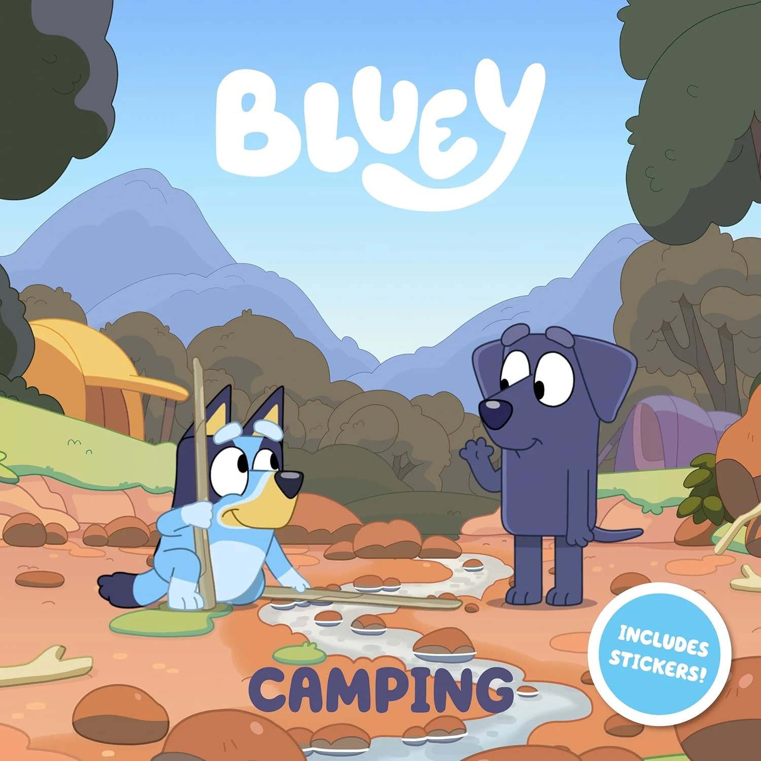 bluey camping book for toddlers