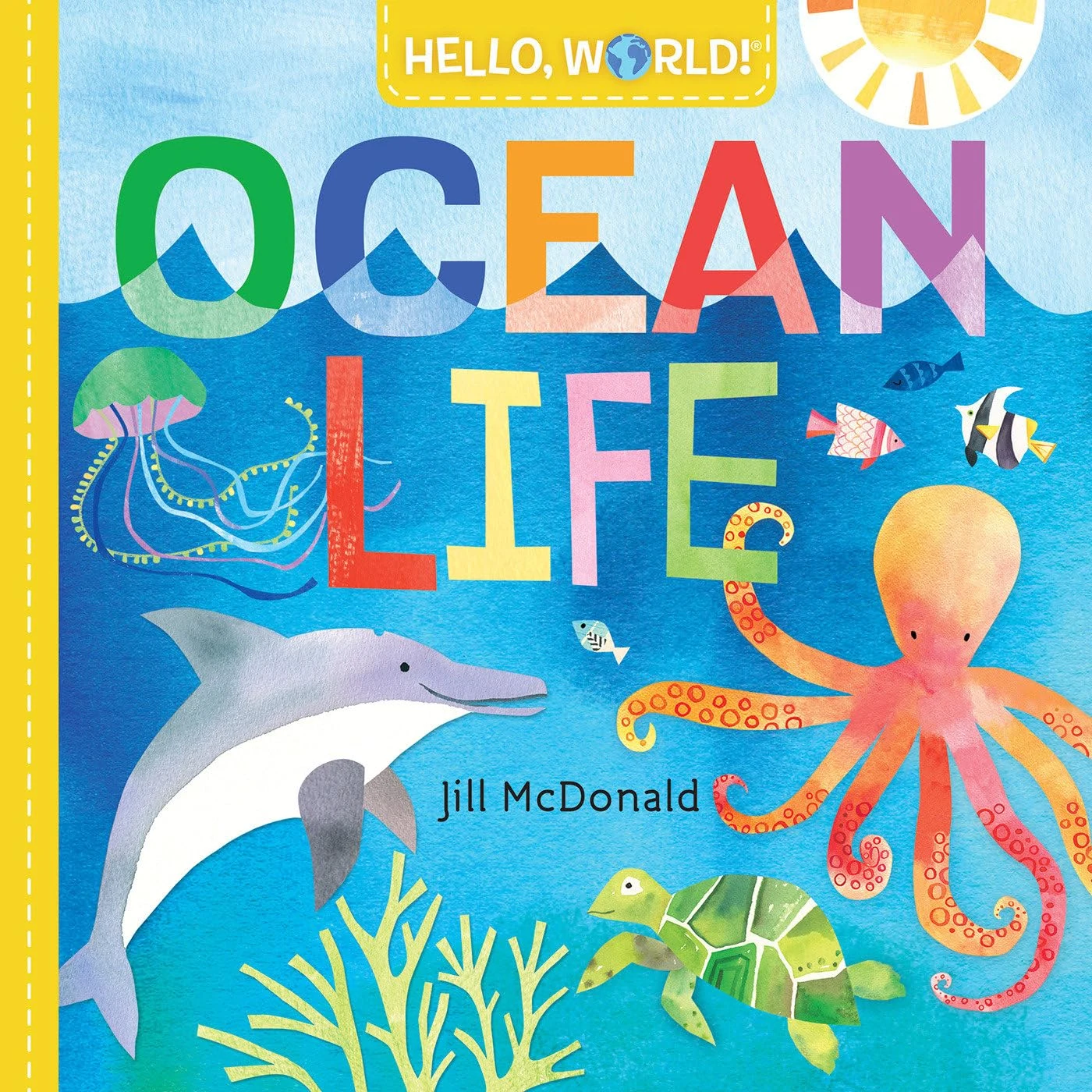 Ocean life under the sea ocean book for toddlers preschool