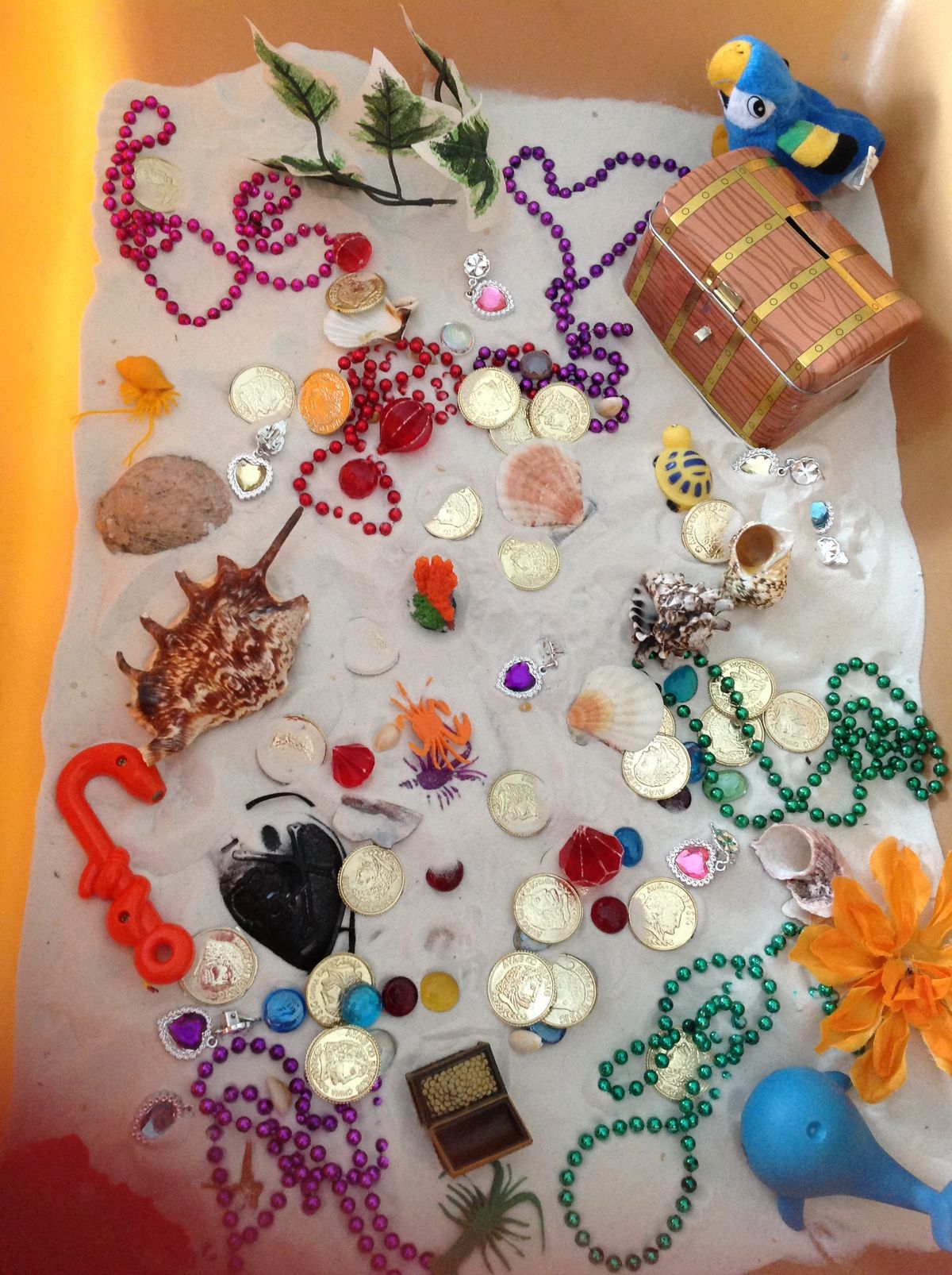 Pirate Sensory Bin - My Bored Toddler