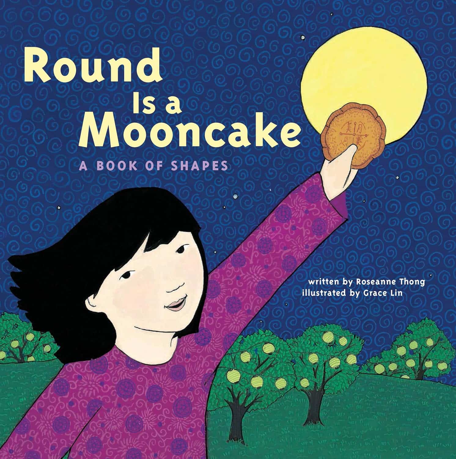 Round is mooncake shape book for toddler preschool