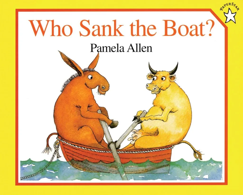 Who sank the boat book for toddlers transport