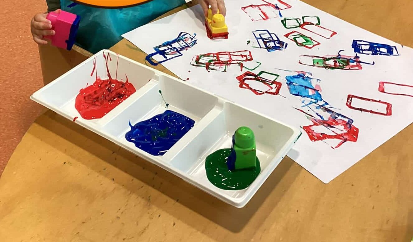 shape prints with duplo