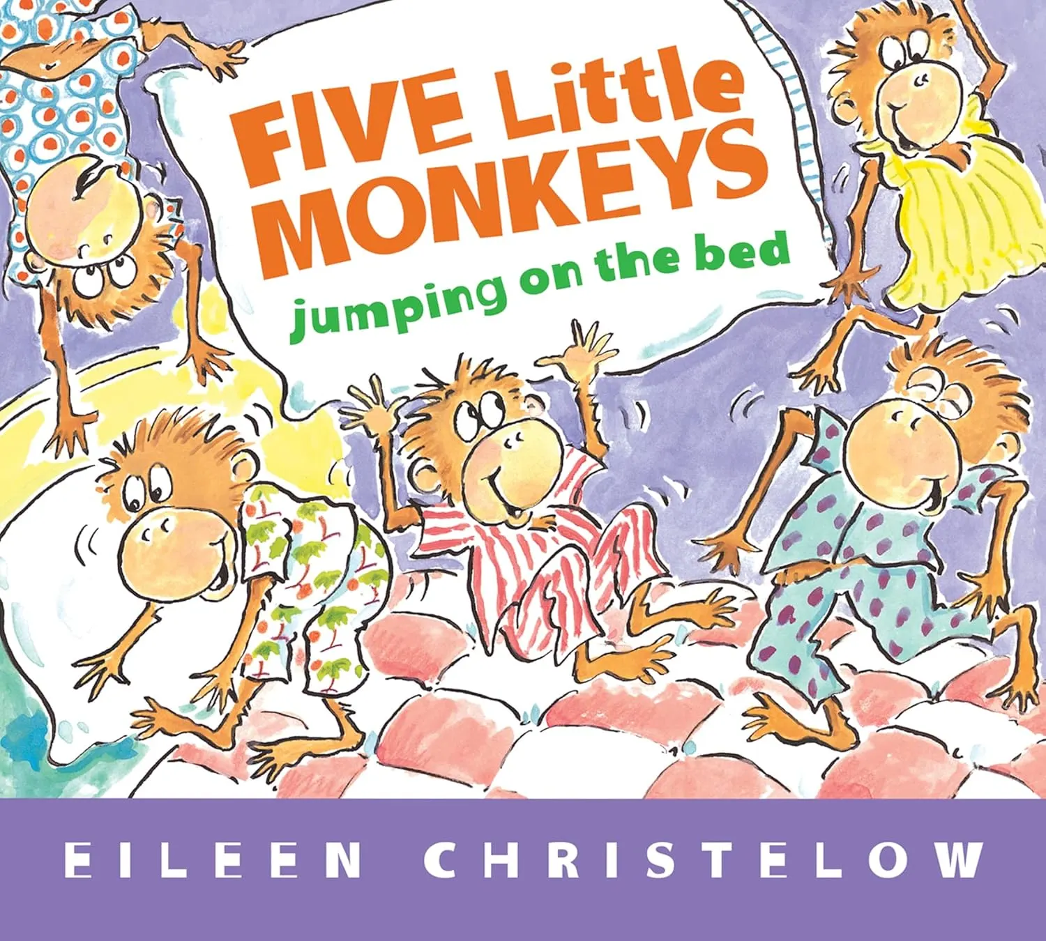 Five Little Monkeys Jumping on the Bed book for toddlers preschool