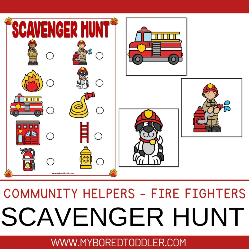 firefighter scavenger hunt