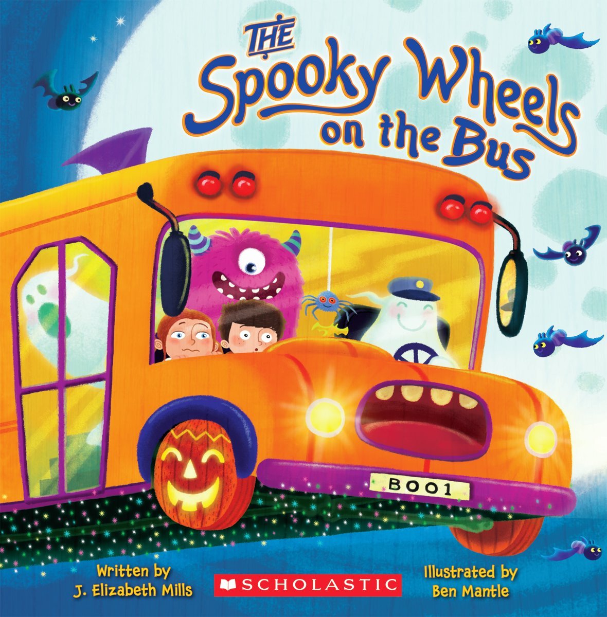 The Spooky Wheels on the Bus book for toddlers preschool halloween