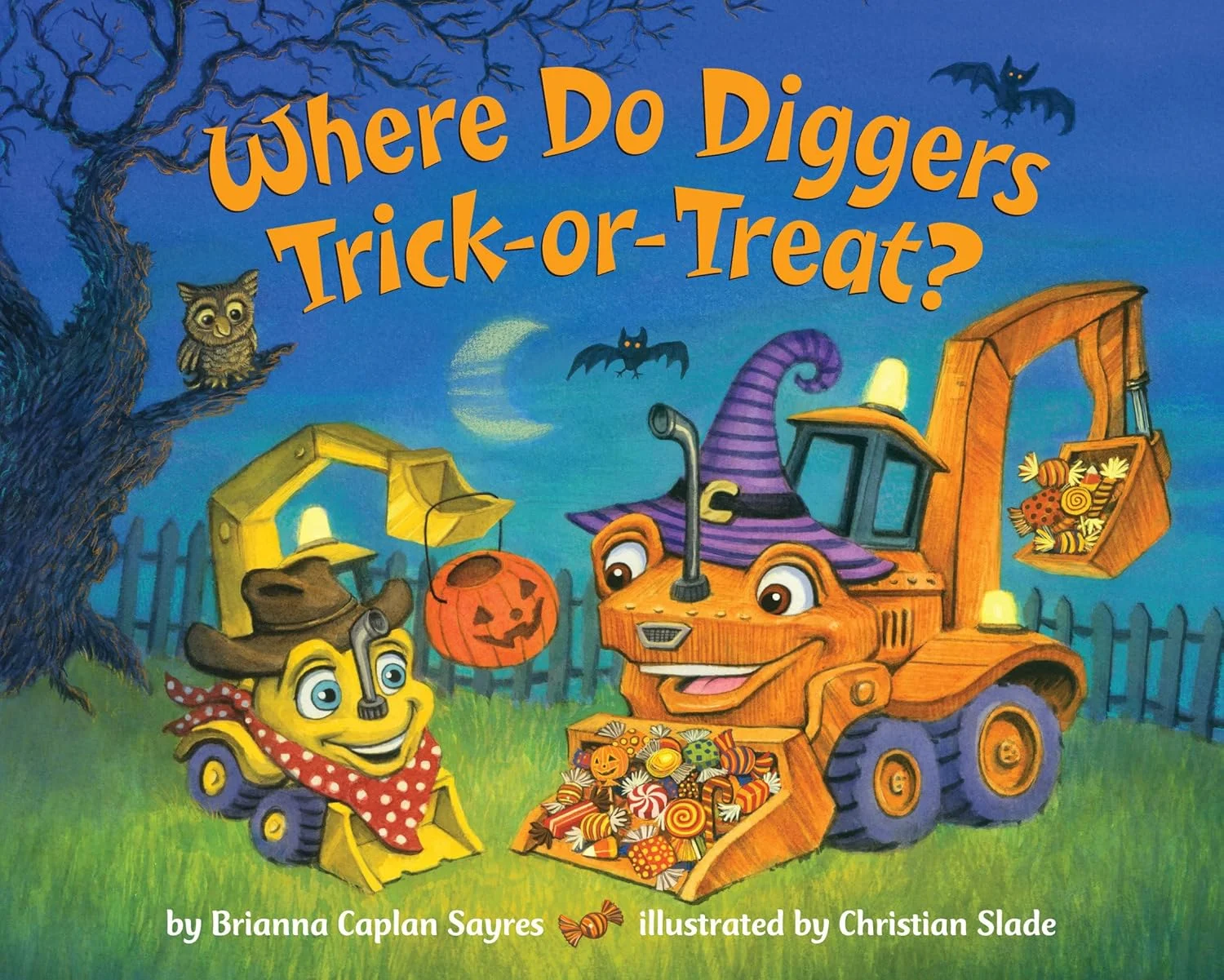 Where Do Diggers Trick or Treat book for toddlers halloween