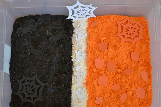 halloween cloud dough